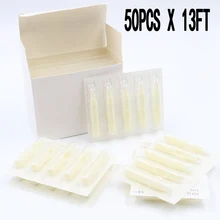 Насадки для татуировок 50 шт. 13ft одноразовые Насадки для татуировок стерильные Ассорти Пластик Насадки метро Tattoo комплект поставки