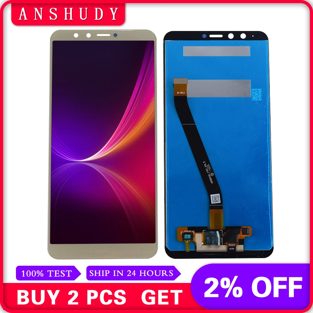 For Huawei Enjoy 8 plus Y9 2018 FLA AL00 LA10 LX1 LX2 LCD Display Panel ...