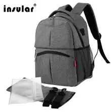 Moda mochila de viaje bolsas mochila de bebé para la mamá pañal momia bolsa de pañales mochila multifuncional bolso de la madre maternidad bebe