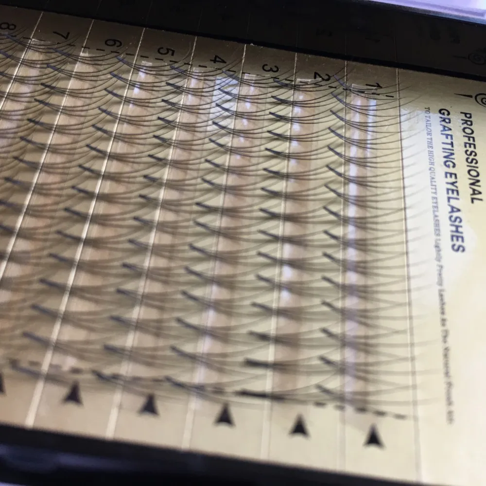 ME.LASH 3pclot Volume 3D Eyelash Extensions 0.07&0.10mm Thickness Hair Mink Strip Makeup C Curl Individual Eyelashes Natural (11)