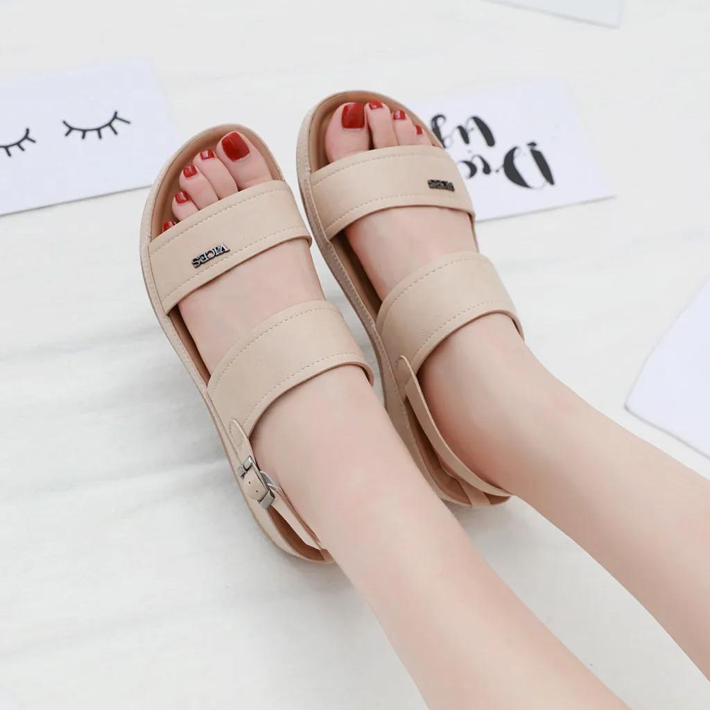 

New Hot platform sandals shoes Women Open Toe Comfortable Breathable Casual Slipper Wedges Sandals sandalias mujer 2019 #19629