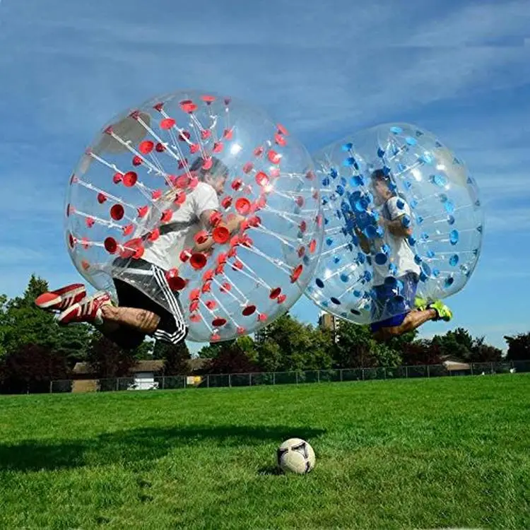

1.7m TPU Inflatable Zorb Soccer Ball 5-Color Bubble Soccer Ball / Pump for Adult Family Outdoor Game Sports Ball Toys