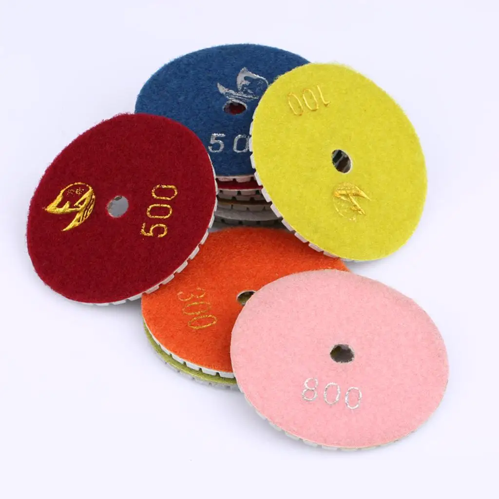 Granularité Tampons de polissage diamantés humides épaisseur 80 mm 3 /"
