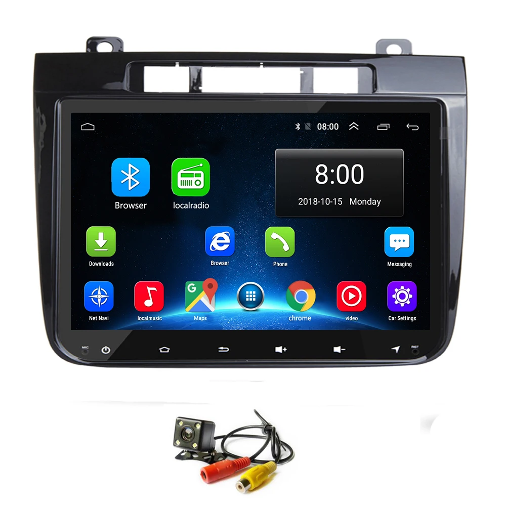 Android 8,1 Автомобильный gps Радио навигатор для Volkswagen Touareg 2012- автомобильный Navi Аудио Видео плейерстерео головное устройство Wifi Bluetooth