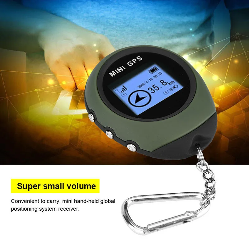 Mini Portable GPS Locator Outdoor Mountaineering Guide Personal Navigator Tracker Device