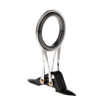 

Guide Ring Fishing Rod Pole Line Guides Top Ring Folding Stainless Steel Telescopic DIY Eye Ring Repair Kit Tackle Accessory W20