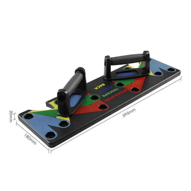 Бодибилдинг Push Up Rack Board system 9 в 1 фитнес комплексное упражнения тренировка тренажерный зал упражнения опоры для отжиманий