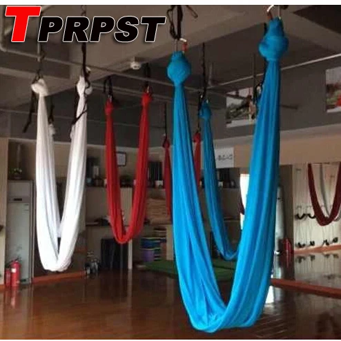 

1M Length width 2.8m Aerial Flying Yoga Hammock Fabric Swing Trapeze Anti-Gravity Inversion Aerial Traction touch Device 103
