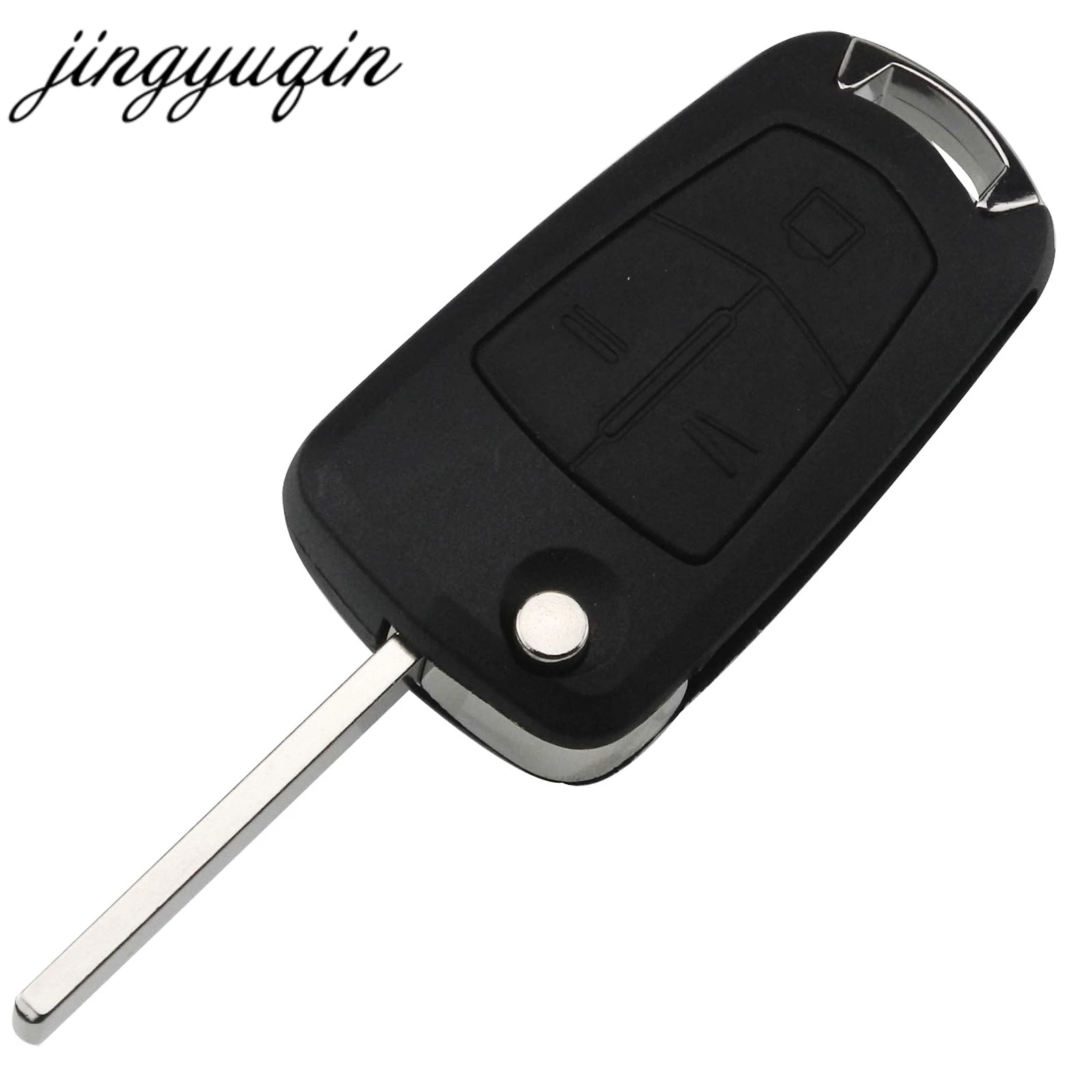 

jingyuqin 2/3 Butoons Uncut Folding Flip Remote Key Case Shell Fob For Vauxhall / Opel / Astra H / Corsa D / Vectra C / Zafira