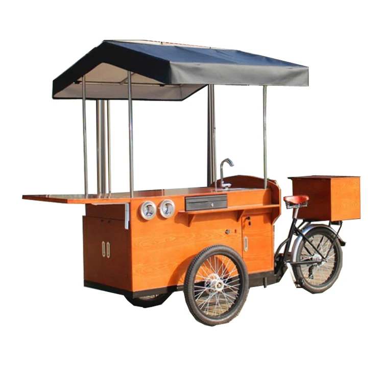 Commercial street coffee bike mobile food trailer food cart truck on