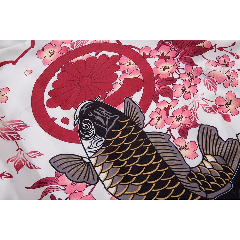 Samurai Crane Japanese Style Kimono Haori Men Women Cardigan Chinese Dragon Traditional Japanese Clothing Asian Clothes