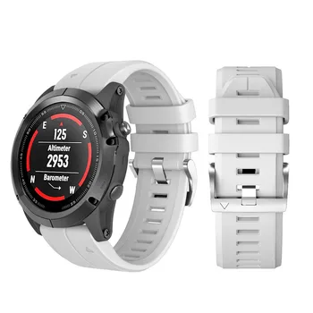

Silicone Wristband Replacement Quick Release Strap Accessories for Garmin fenix 5X/5X Plus/3/3HR QJY99