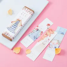 30 шт./кор. красивое время кошка подарок закладки маркер канцелярские подарок реалистичные Kawaii мультфильм закладки для офиса школьные принадлежности