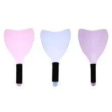 1 шт. парикмахерский салон стрижка уход за кожей лица маска Пластик щит губчатую ручку Лицо Глаза протектор лак для волос Духи Маска для волос инструмент для укладки волос