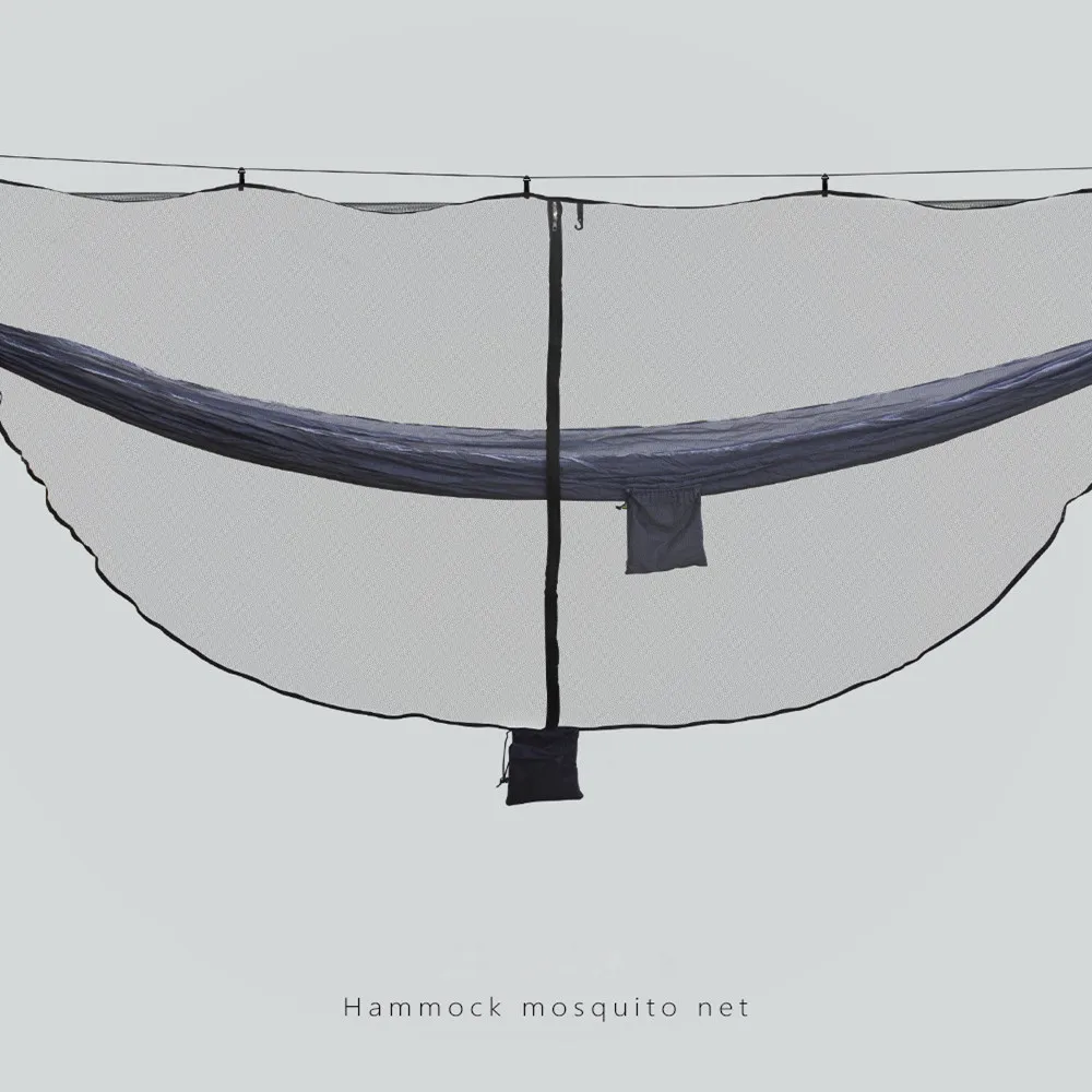 

Portable Ultralight Hammock Mosquito Net For Outdoor Survival Nylon Material Anti-Mosquito Nets With 340*140cm Super Size