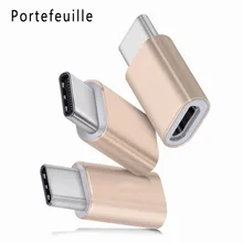 Portefeuille 3 шт. тип-c для mi cro USB адаптер для Xiaomi mi A1 5x A2 8 huawei Honor 9 8 V9 samsung S8 S9 Plus type C кабель usbc