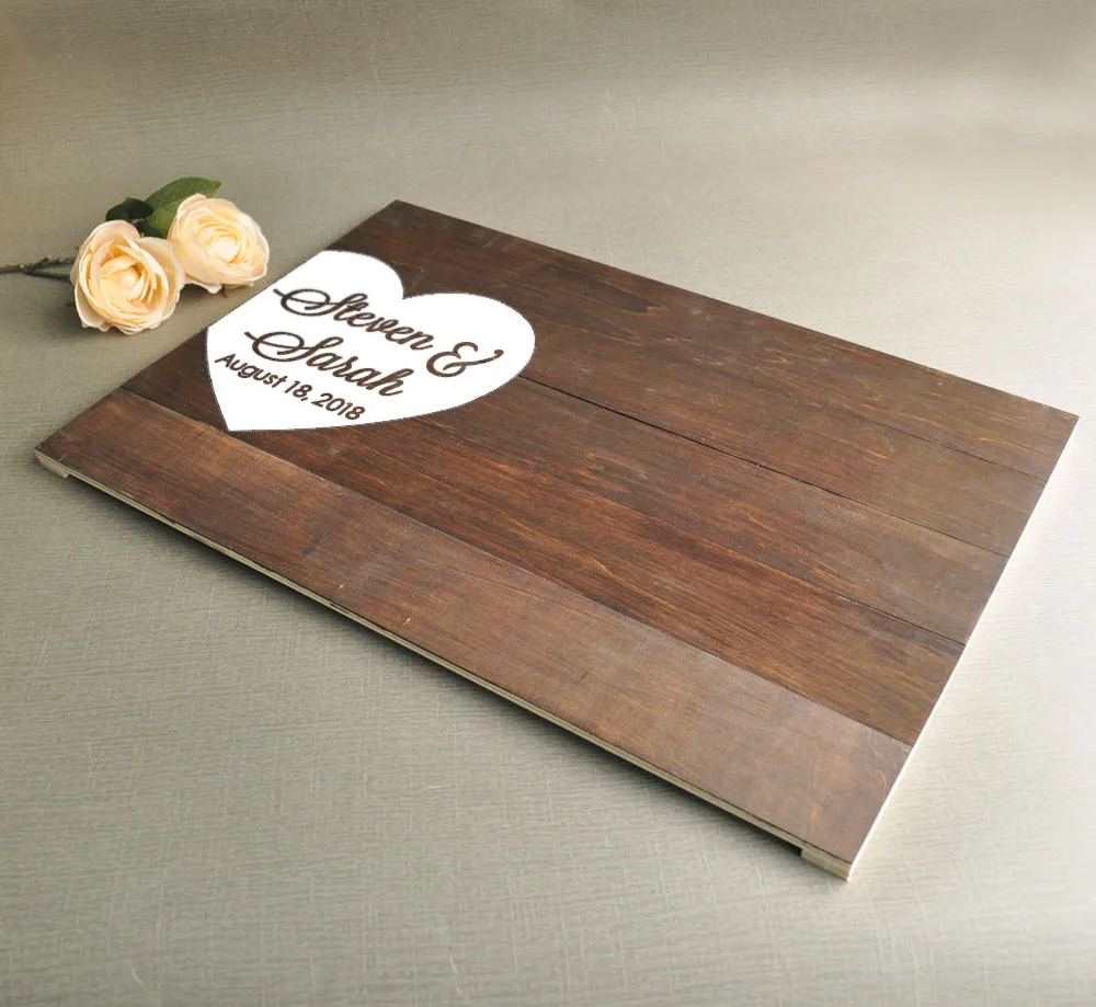 Wedding Guestbook Sign: A Unique Alternative to Traditional Wedding Guest Books, Made of High-Quality Wood for Memorable Wedding Moments and Thoughtful Wedding Gifts image 3