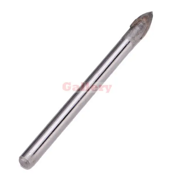 3 Pcs Lot 6mm Ceramic Tile Mirror Glass Carbide Spear Head Drill Bits Hole Tool Sharpening 