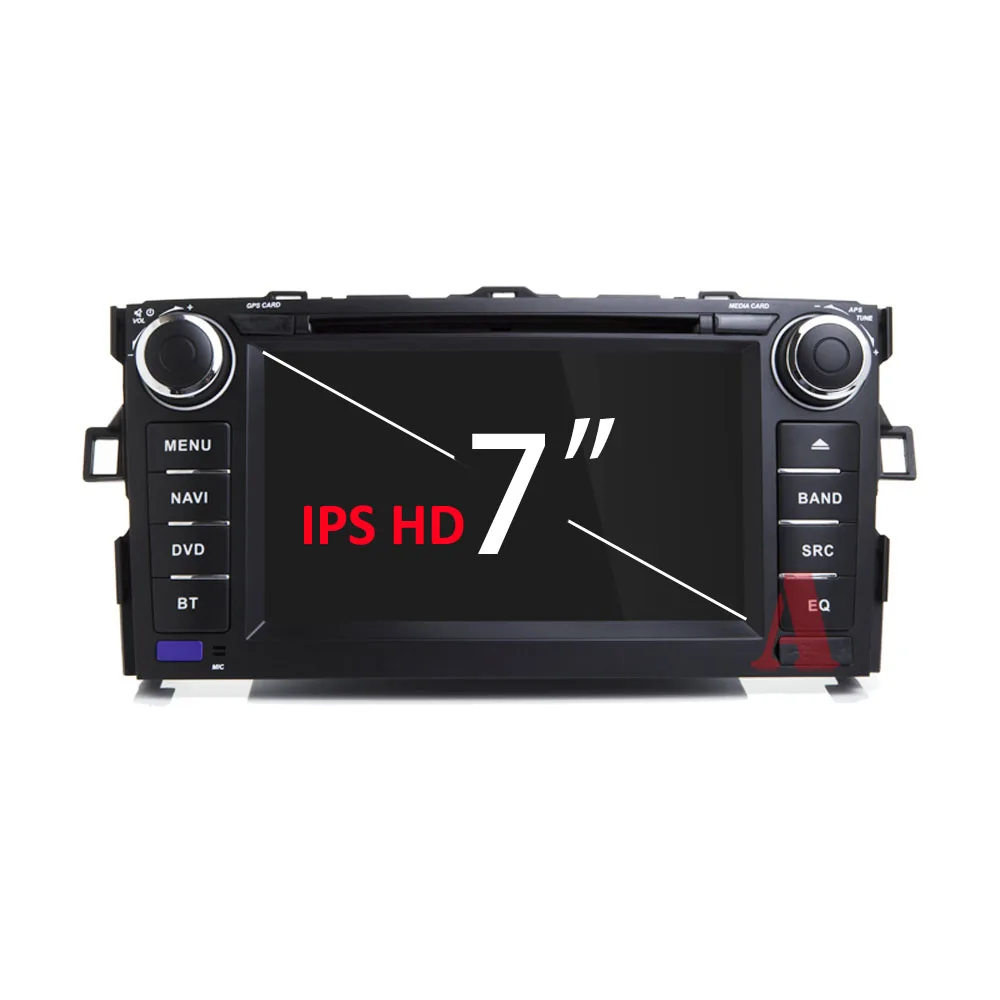 Ips DSP 8 ядерный 4G 64G 2 Din Android 9 Автомобильный мультимедийный dvd-плеер gps для TOYOTA COROLLA 2012 2013 AURIS Altis автомобильный Радио wifi obd2