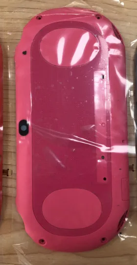 14 цветов для PS Vita psvita psv 2000 PCH-2006 оригинальная задняя крышка Корпус чехол Лицевая панель с сенсорным экраном Панель - Цвет: Розово-красный