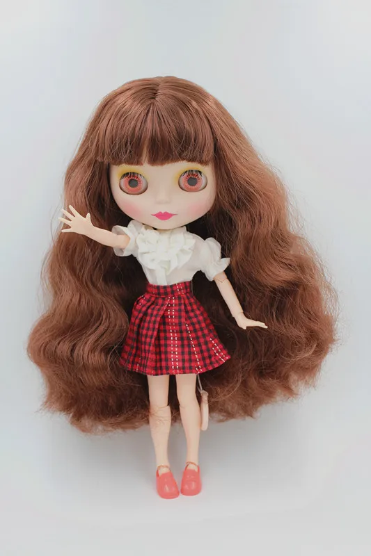 

Blygirl Doll Tan hair Blyth joint body Doll Fashion can change makeup