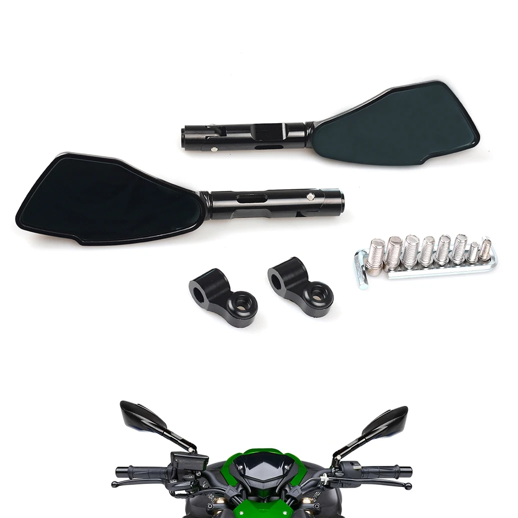8mm 10mm Motorcycle Rearview Rear view mirrors CNC Aluminum Universal For Yamaha MT03 MT 07 MT09 MT10 FZ8 XJ6 YBR 125 XMAX NMAX