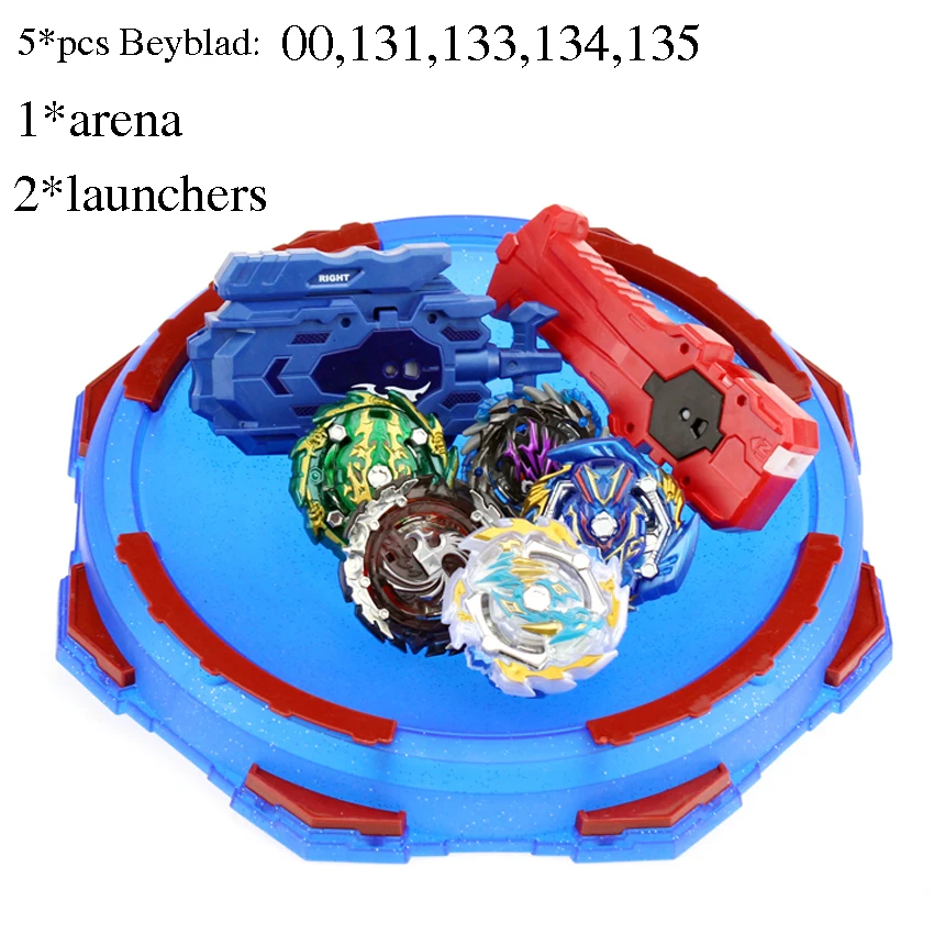 Горячий набор Арена пусковые установки Beyblade стартер Bey лезвие лезвия металлический взрыв bayblade stater Набор Высокая производительность battling top