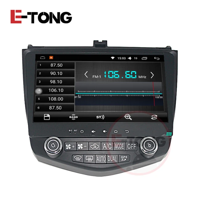 10 1 Android 5 Car Stereo For Honda Accord 7 2003 2007 2004 10 1 Android 5 Car Stereo For Honda Accord 7 2003 2007 2004 2005 2006 Gps Navigation Bluetooth Steering Wheel Map