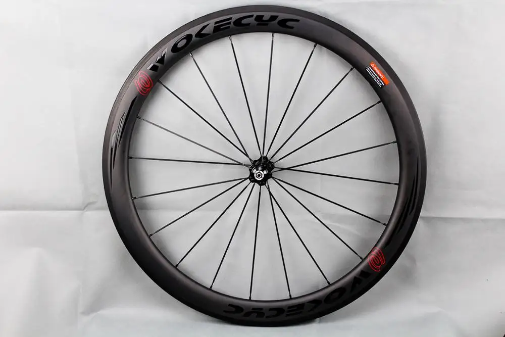Sale Carbon fiber Road bike wheels 50mm 700C  cycling racing carbon bicycle wheelset  rim width 25mm clincher tubluar UD matt BOB 3