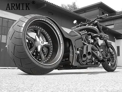 Руль для мотоцикла 1 &quot25 мм хром/черный на заказ руль Harley Sportster XL 883 1200
