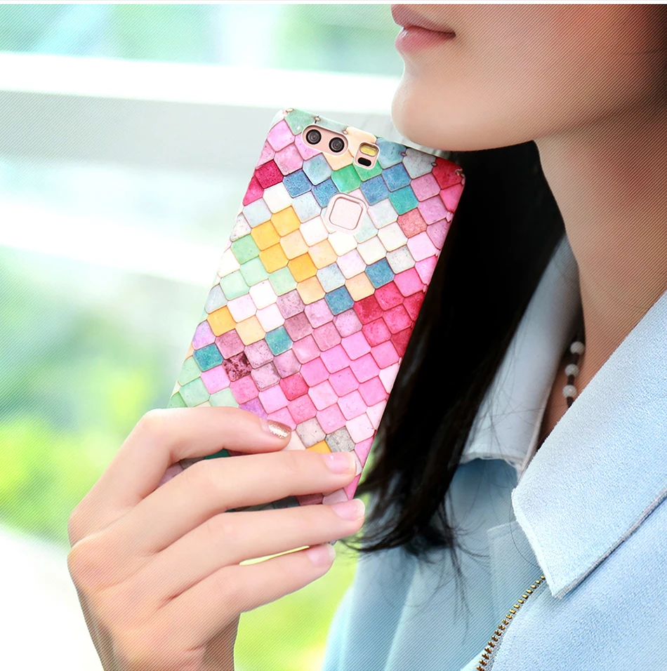 KISSCASE Mermaid 3D Colorful Scales Case For Samsung Galaxy S7  Edge A3 A5 2017 Hard Cover For Xiaomi Mi5 For Huawei P9 P9 Plus (10)