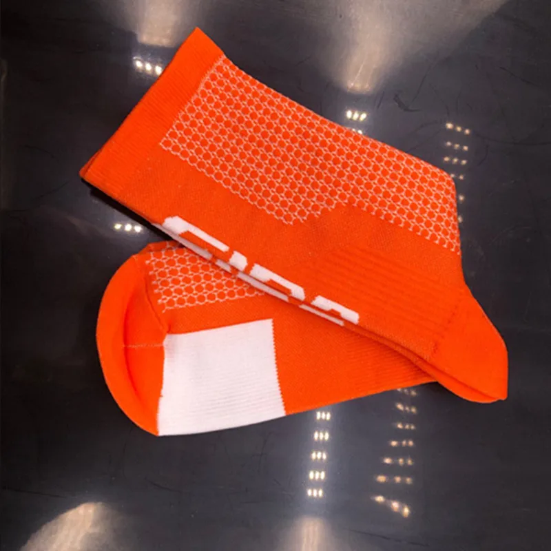 Компрессионные велосипедные носки мужские и женские новые Spotrs велосипедные носки для бега - Цвет: orange