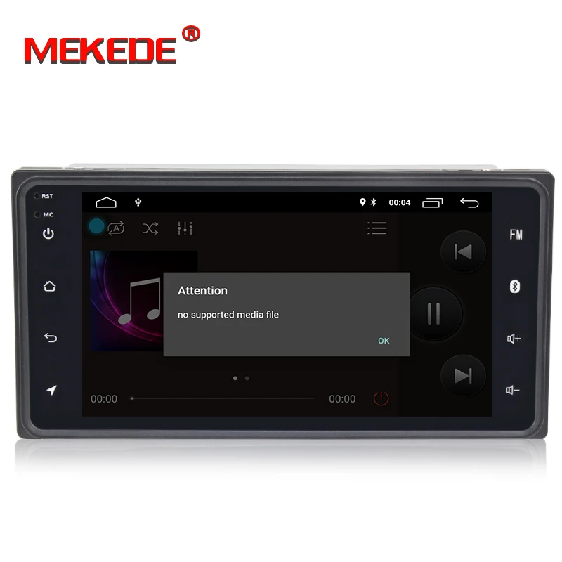 Discount Navifly 7inch touch screen android8.1 car gps multimedia RDS player for toyota Universal corolla Hilux Vios Old Camry Rav4 4