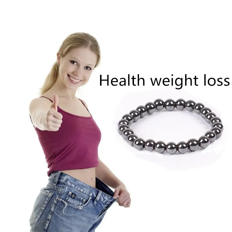 

Magnet Bracelet for Weight Loss Black Stone Magnetic Beads Healthy Therapy Fitness Product Health Care Bracelet Jewelry
