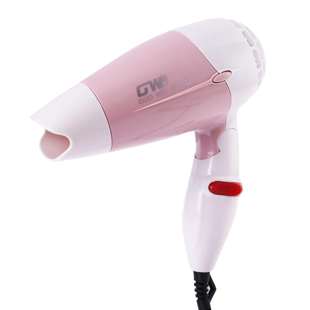 

GUOWEI Mini Hair Dryer Blower Foldable Portable Traveller Household Compact Blower Low Noise Strong wind 2 mode Hair Salon Tools