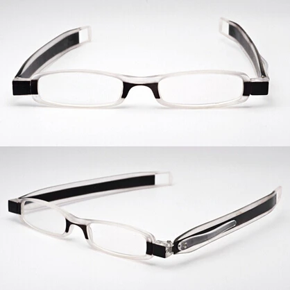 Складные очки для чтения с вращением на 360 градусов, диоптрийные мужские и женские складные очки для чтения при дальнозоркости 1,0 1,5 2,0 2,5 3,0 3,5 4,0