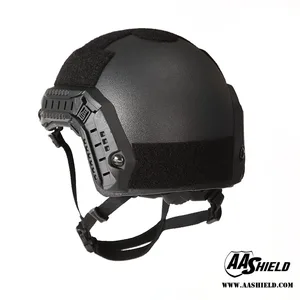 Image 2 - AA Shield Ballistic ACH High Cut Tactical Helmet Bulletproof Military FAST Helmet Safety Helmet  NIJ IIIA 3A Black