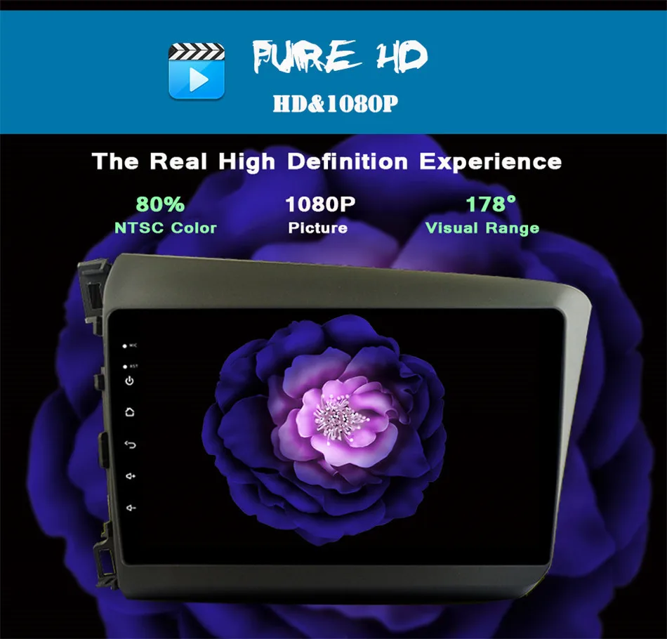 Perfect IPS 9" Screen Octa core 4G RAM 64G ROM Android 9.0 Car DVD PGS navigation For Honda Civic 2011-2015 Stereo multimedia Player 4 Perfect IPS 9" Screen Octa core 4G RAM 64G ROM Android 9.0 Car DVD PGS navigation For Honda Civic 2011-2015 Stereo multimedia Player 4