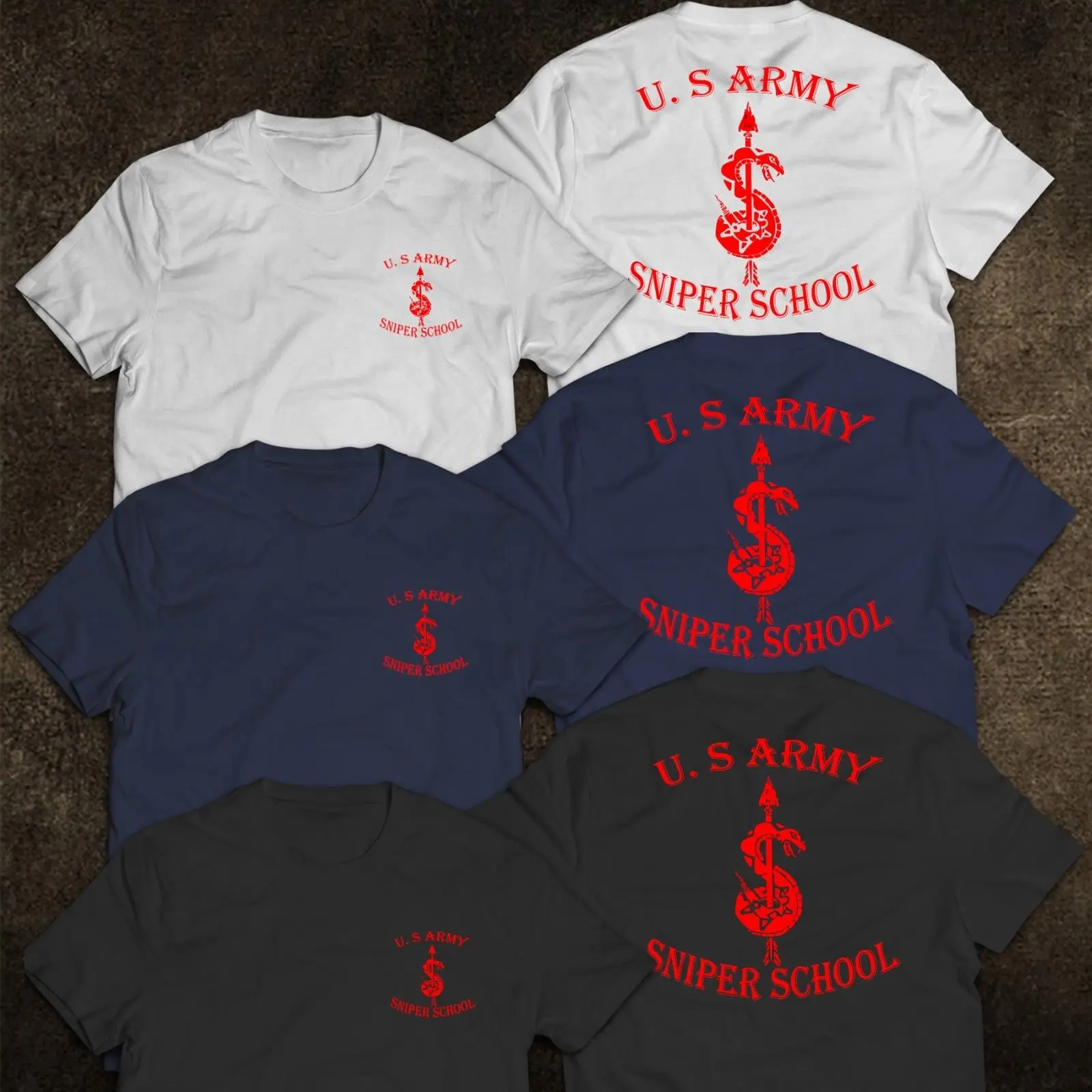 

US Special Force Sniper School Marine Special Force Traning T-Shirt harajuku streetwear hip hop funny t shirts