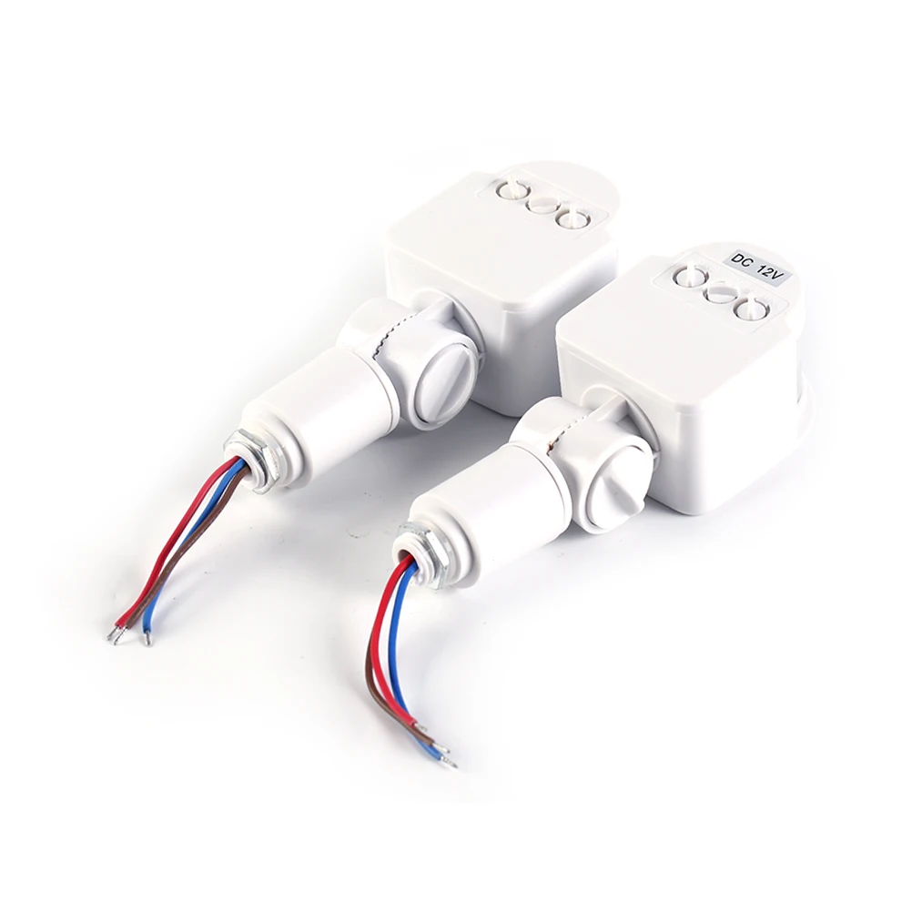 Outdoor Motion Sensor 220V 12V Wall Light Lamp LED PIR Infrared Motion ...