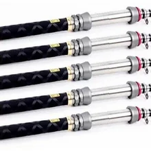 Удочка для рыбалки из углеродистой морской воды, телескопическая удочка для рыбалки, ультра светильник, углеродная удочка, 1,3-2,4 м, удочка для серфинга, спиннинговая удочка