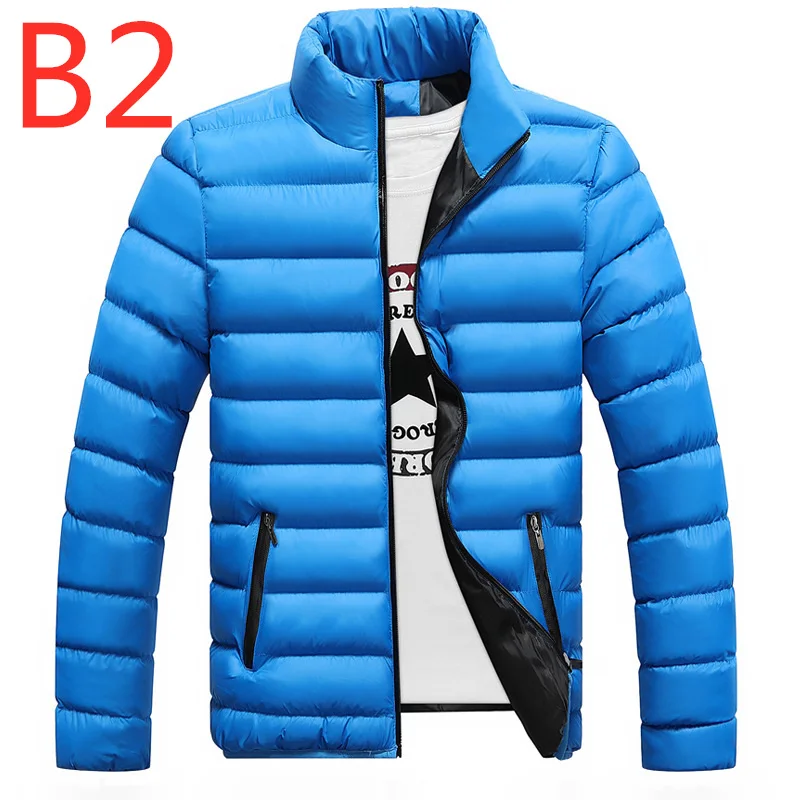 SKY BLUE B2 зимняя мужская куртка, Ультралегкая куртка на белом утином пуху, мужские пуховики, уличная зимняя мужская повседневная пуховая куртка, пальто - Цвет: SKY BLUE