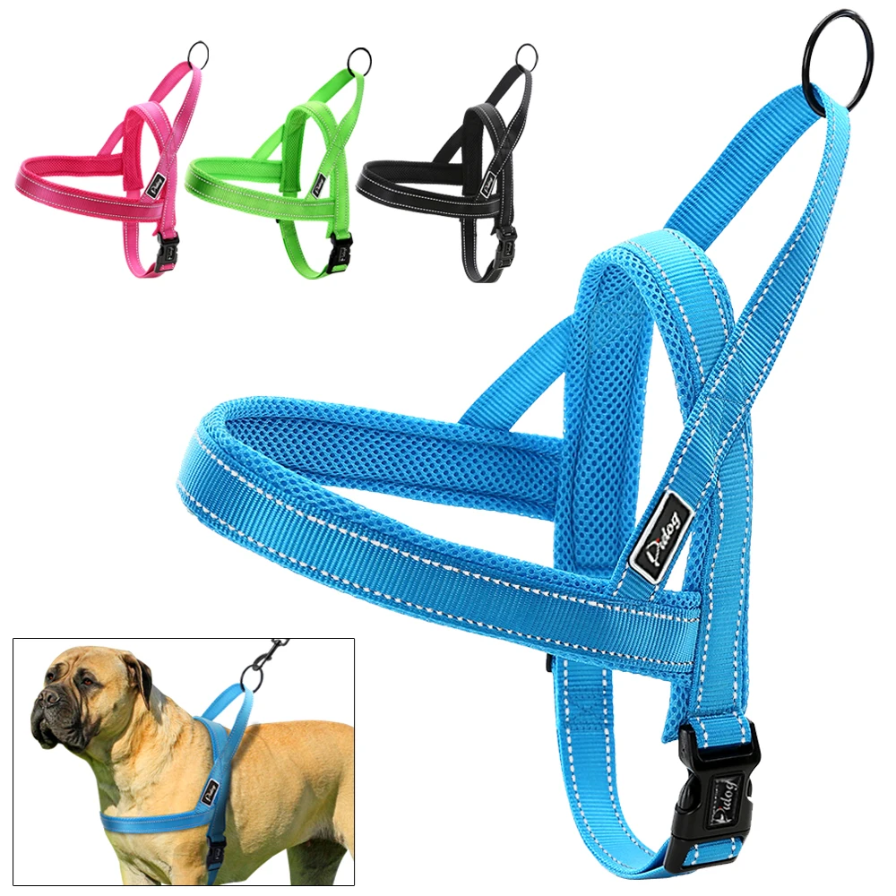 medium harness no pull fit reflective stitching harness for small medium large medium harness no pull fit reflective stitching harness for small medium large
