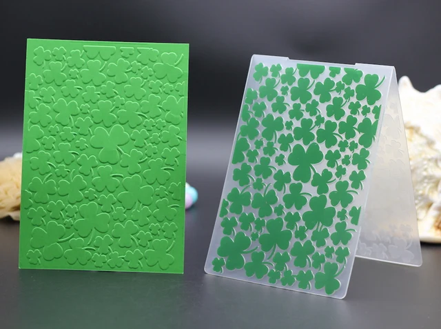 10 5x15cm plastic embossing folders for diy scrapbook envelop album