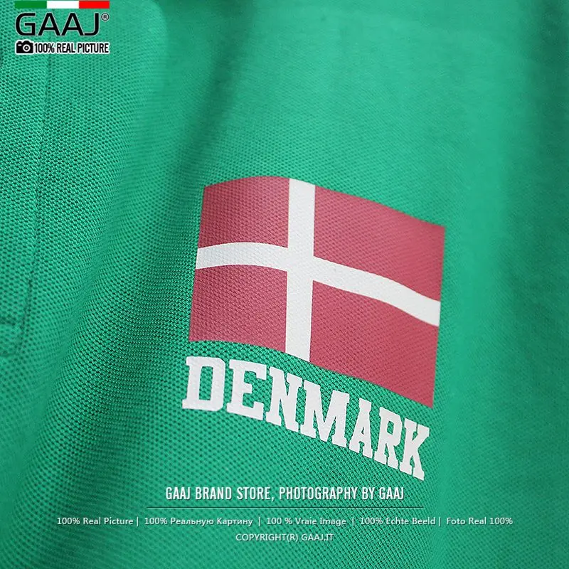 Denmark Flag Polo Shirts Men& Women Unisex Male Slim Kongeriget Danmark MaleMan Polos Shirts Plus Size Casual Short Sleeve