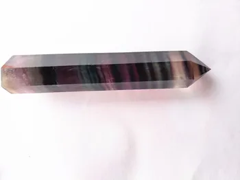

150g 1pce natural flourite crystal healing wand quartz piont