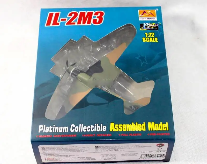Российский II 2 2M3 Sturmovik 24 белый й AE 76th GvShAD 1/72 самолет легкая модель| |