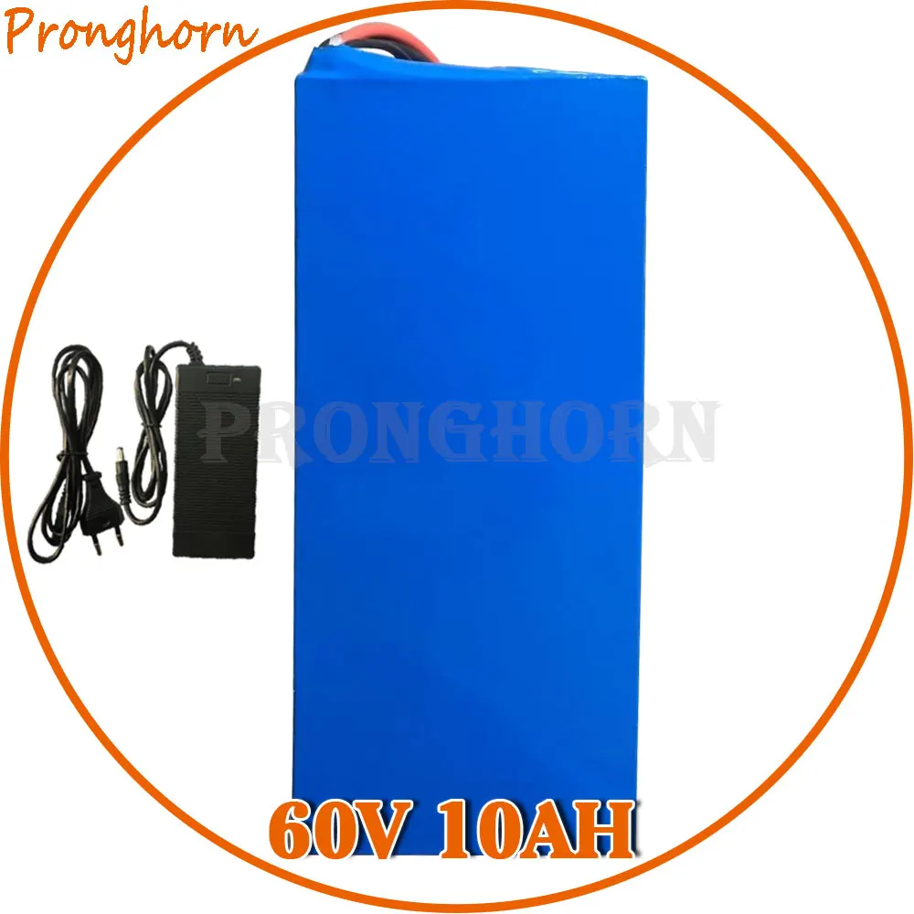 Clearance 60V Lithium Battery Pack 60V Electric Scooter Battery 60V 10AH Electric Bicycle Battery 60V 10AH Ebike With 67.2V 2A Charger 0