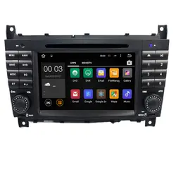 Android 7,1 автомобиль DVD для Mercedes Benz C Class W203 2004-2007 c200 C230 C240 C320 C350 CLK W209 2005 головного устройства gps радио Wi-Fi 4G