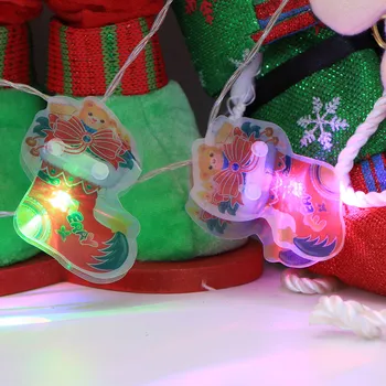 

New 2018 High Quality Christmas Socks 3.0m 16 LED Lights Party Home Decor Outdoor Indoor Xmas Lamp Drop Shipping
